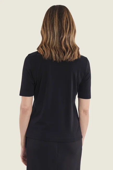Basic T-shirt met ronde hals