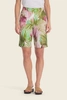 Bermuda met tropische print