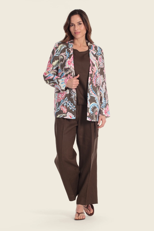 Blazer met paisleyprint