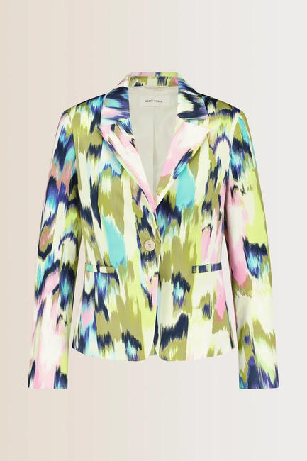Blazer met print