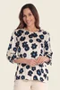 Blouse met bloemendessin