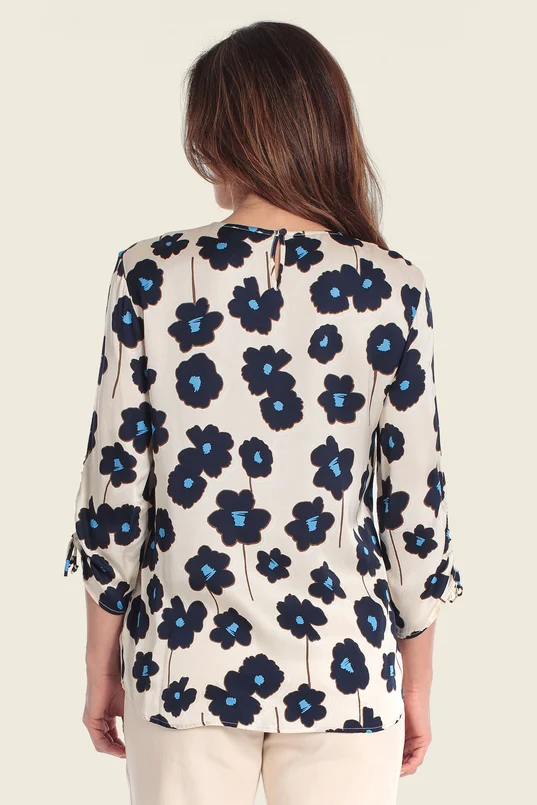 Blouse met bloemendessin