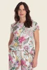 Blouse met florale print