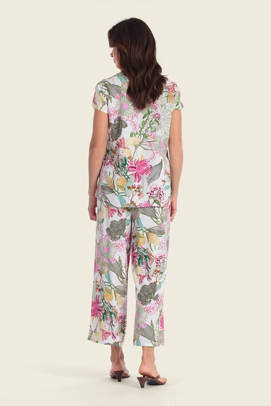 Blouse met florale print