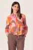 Blouse met kleurenprint