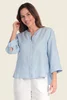 Blouse met opstaande hals