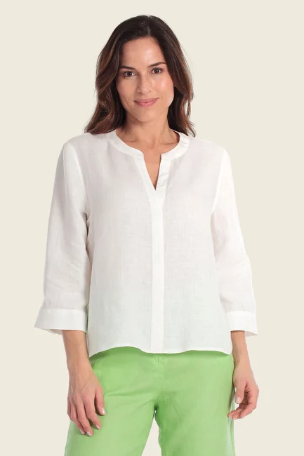 Blouse met opstaande hals