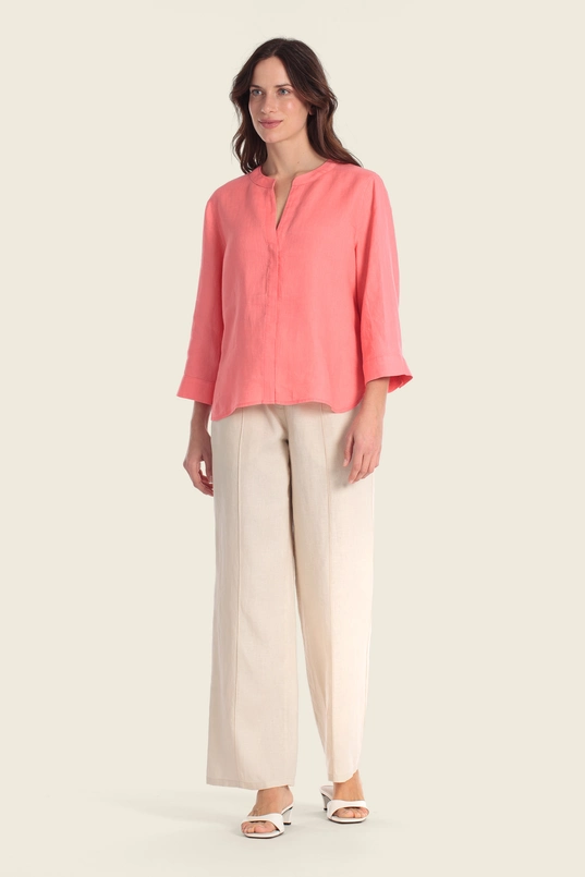 Blouse met opstaande hals