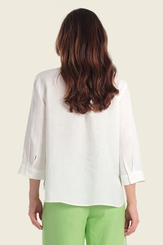Blouse met opstaande hals