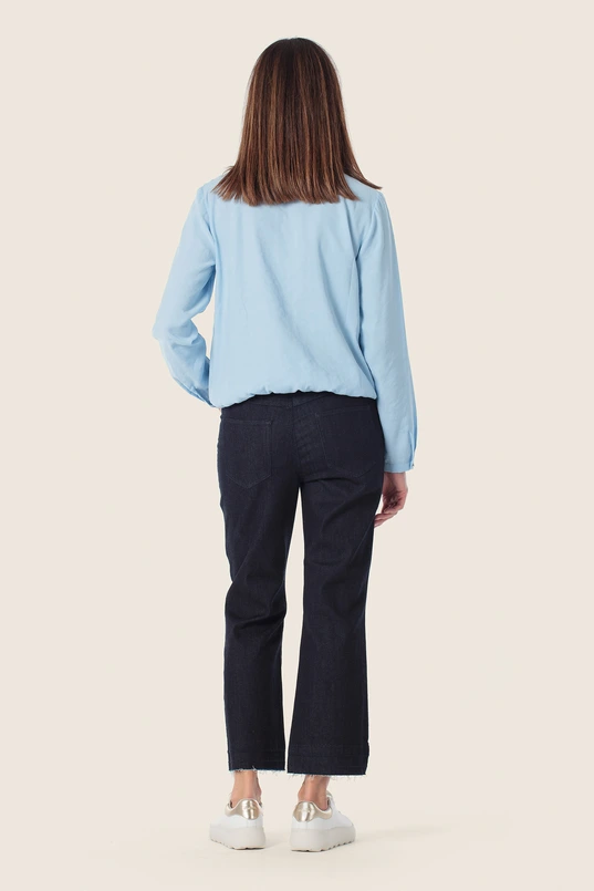 Blouse met opstaande kraag