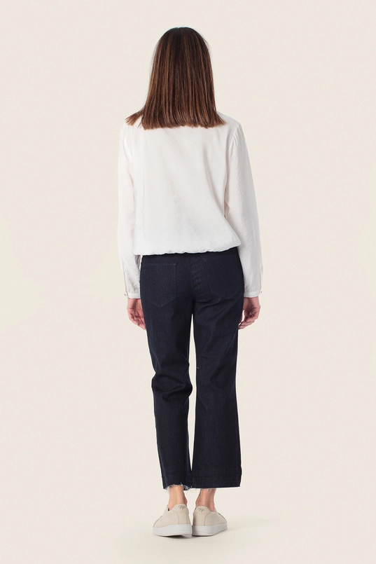 Blouse met opstaande kraag