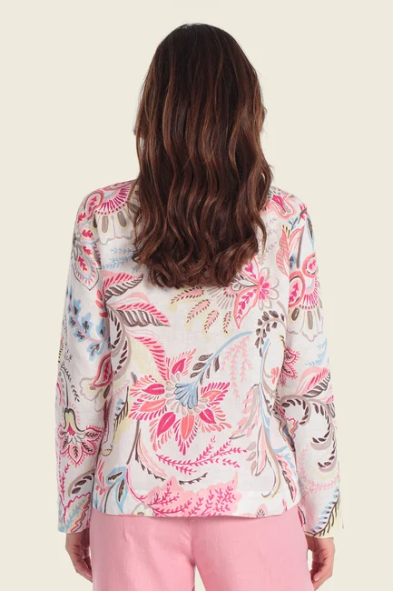 Blouse met paisleyprint