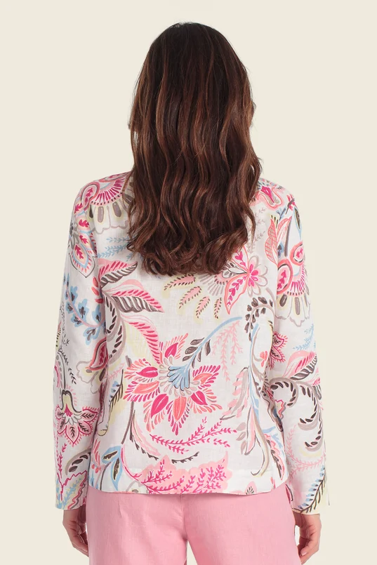 Blouse met paisleyprint