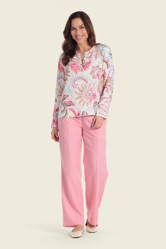Blouse met paisleyprint