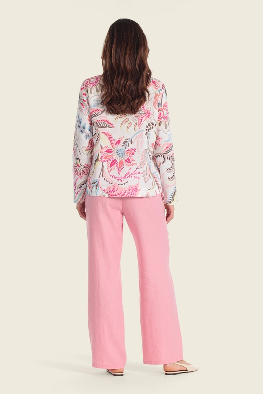 Blouse met paisleyprint