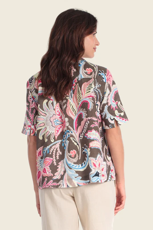 Blouse met paisleyprint