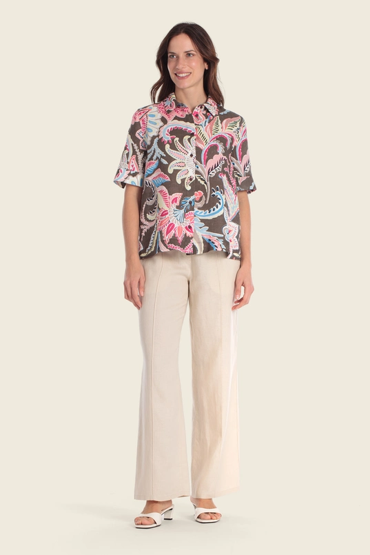 Blouse met paisleyprint