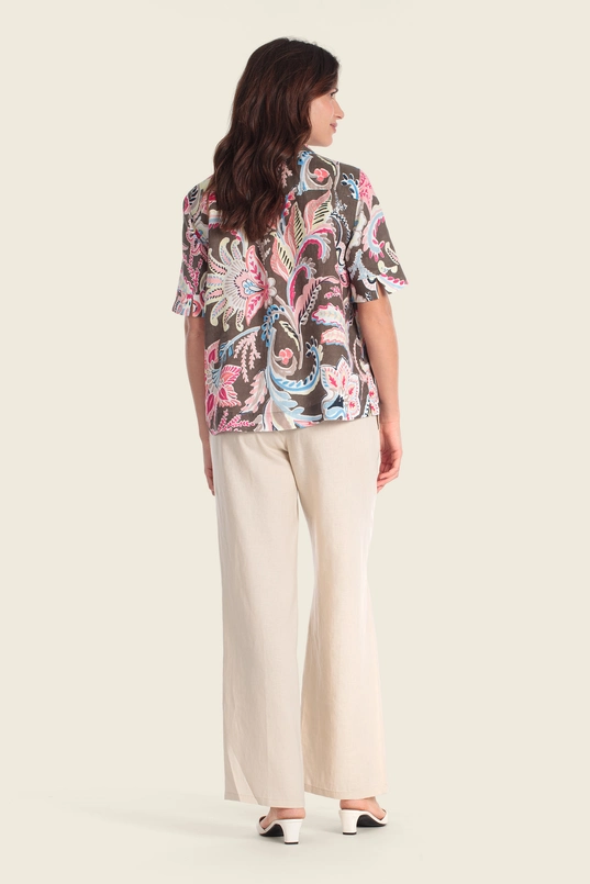 Blouse met paisleyprint