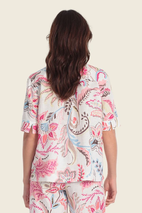 Blouse met paisleyprint