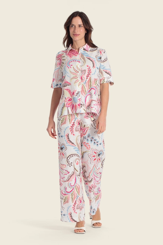 Blouse met paisleyprint