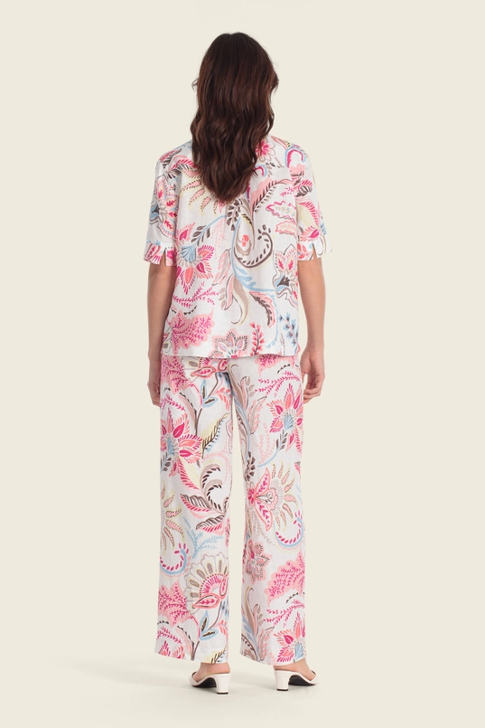 Blouse met paisleyprint