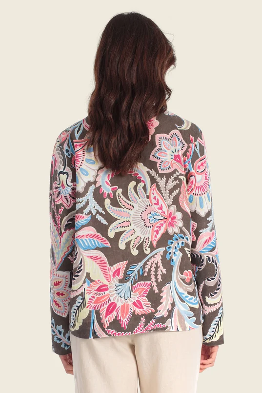 Blouse met paisleyprint
