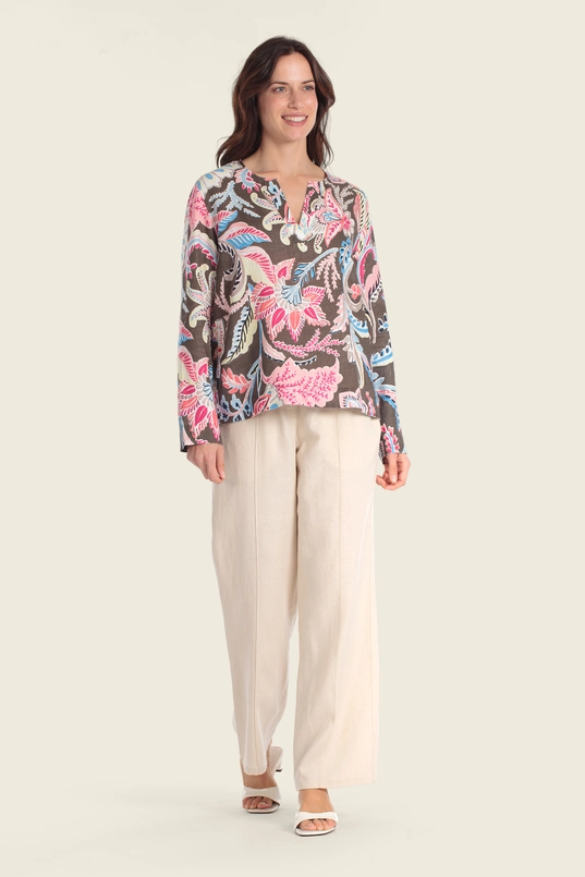 Blouse met paisleyprint