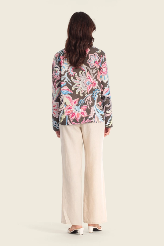 Blouse met paisleyprint