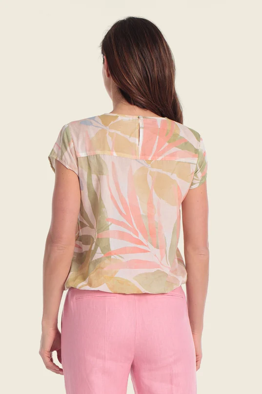 Blouse met zachte print