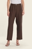 Broek met plooidetail