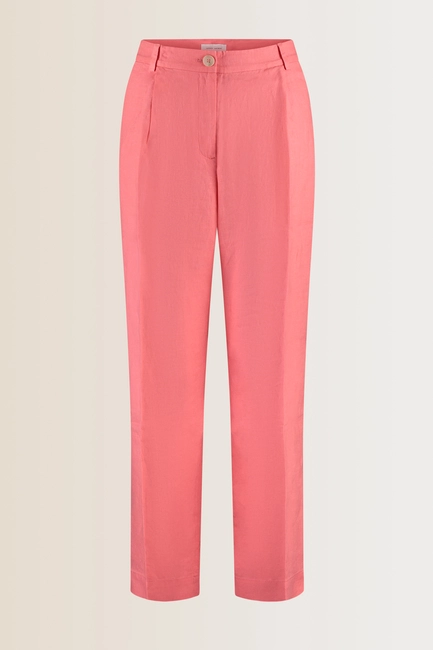 Broek met plooidetail