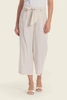 Broek met strikceintuur