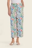 Broek met tropische print