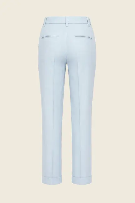 Cropped broek met omslag