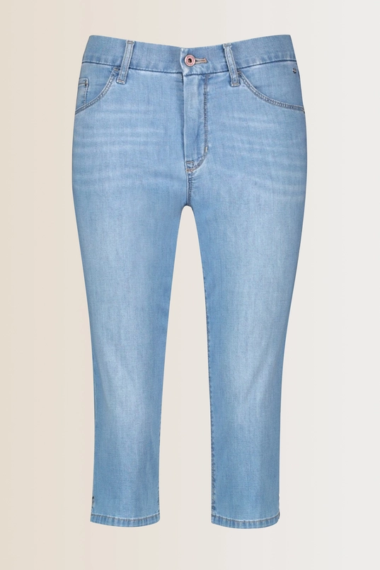 Cropped jeans met stretch
