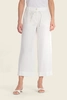 Cropped wide leg broek
