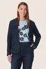 Denim blazer met stretch