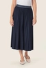 Elegante plissé midi rok