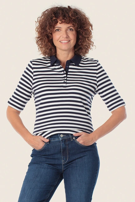 Gestreept poloshirt