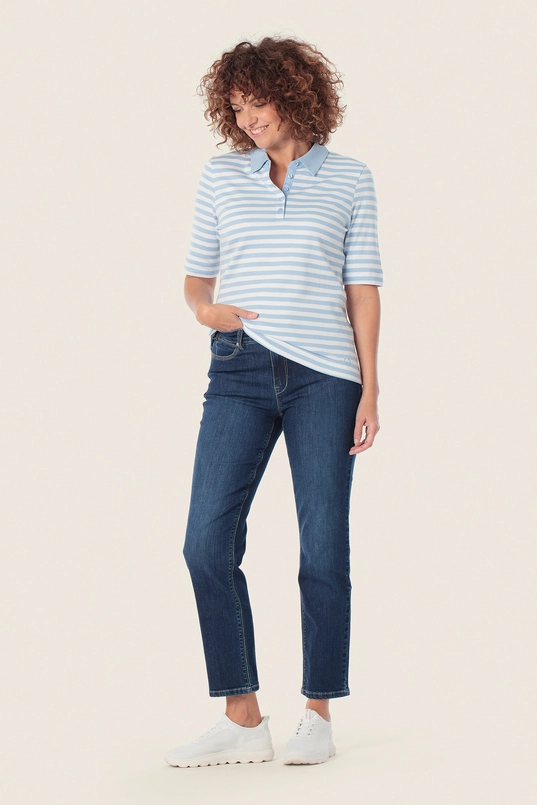 Gestreept poloshirt