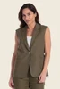 Gilet met reverskraag