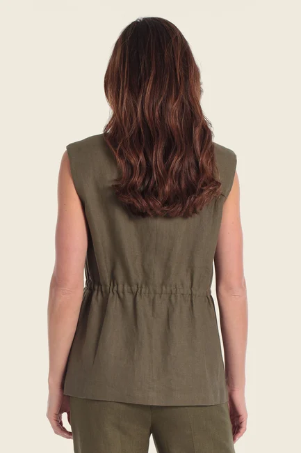Gilet met reverskraag