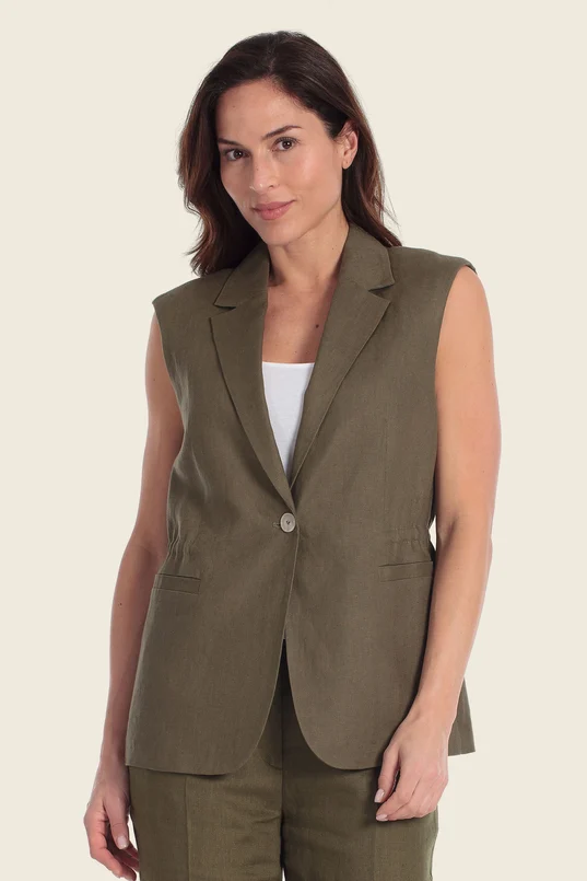 Gilet met reverskraag