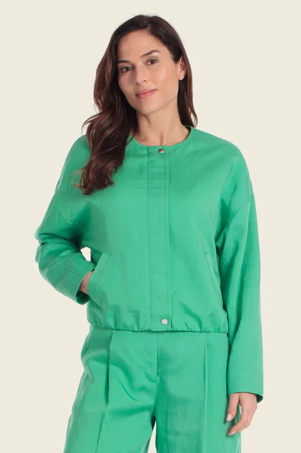 Groen kort jack