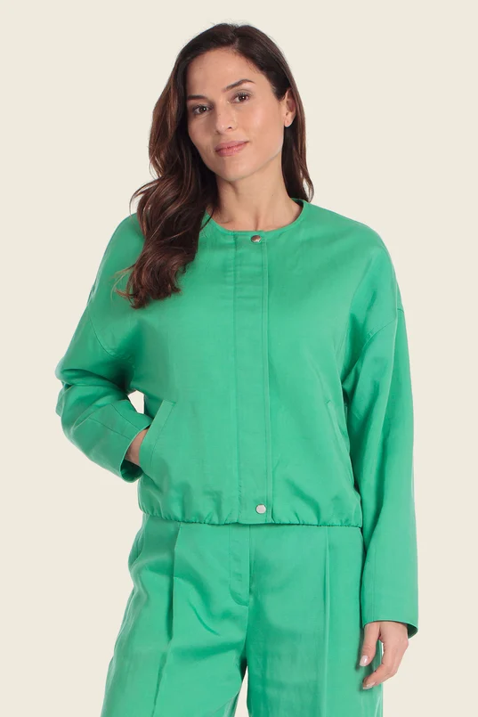 Groen kort jack