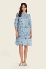 Jurk met abstract bloemendessin
