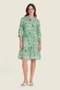 Jurk met abstract bloemendessin