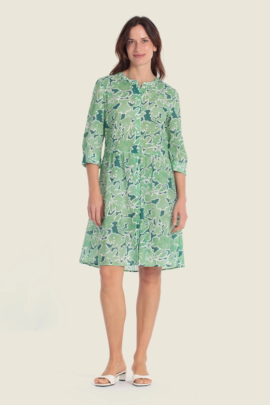Jurk met abstract bloemendessin