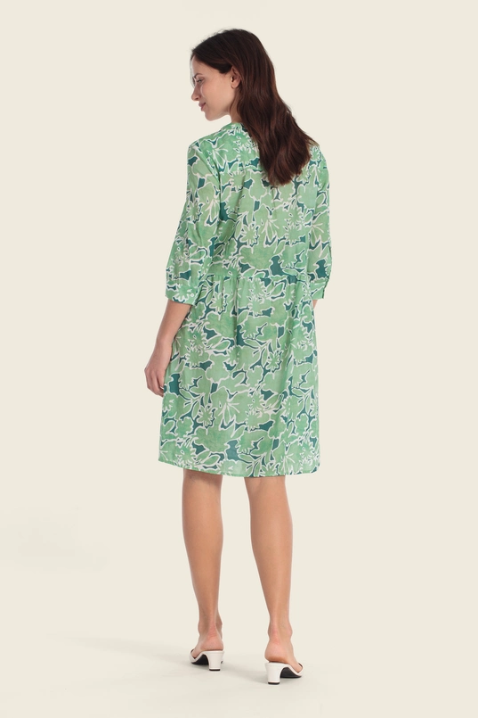 Jurk met abstract bloemendessin