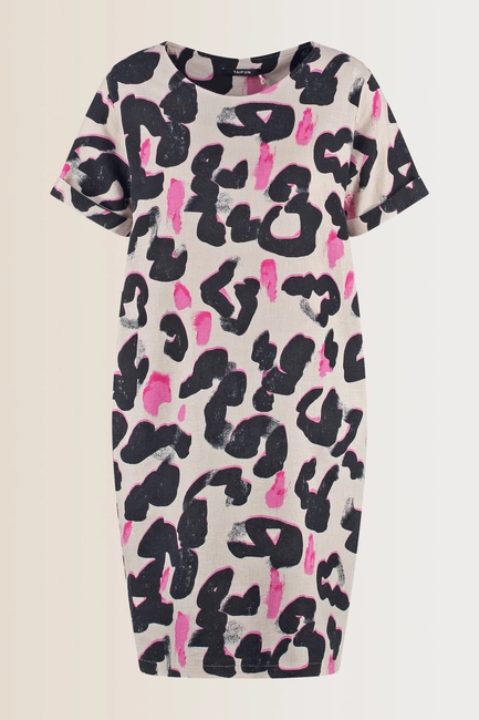 Jurk met abstracte print